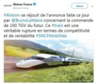 La commande de 100 TGV du futur à Alstom est sur les rails TGV-230318
