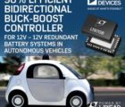 Contrôleur abaisseur-élévateur pour systèmes à batterie redondante 12V-12V dans véhicules autonomes | Analog Devices Analog LT8708-1