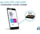 Circuit sécurisé intégrant contrôleur NFC, élément sécurisé et SIM embarquée (eSIM) | STMicroelectronics ST-011018